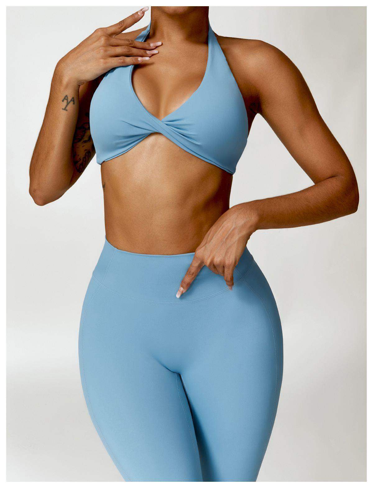 Schnelltrocknende, eng anliegende Leggings mit hoher Taille