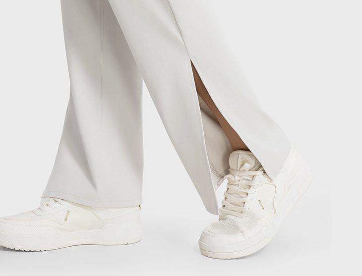 Hose mit hoher Taille