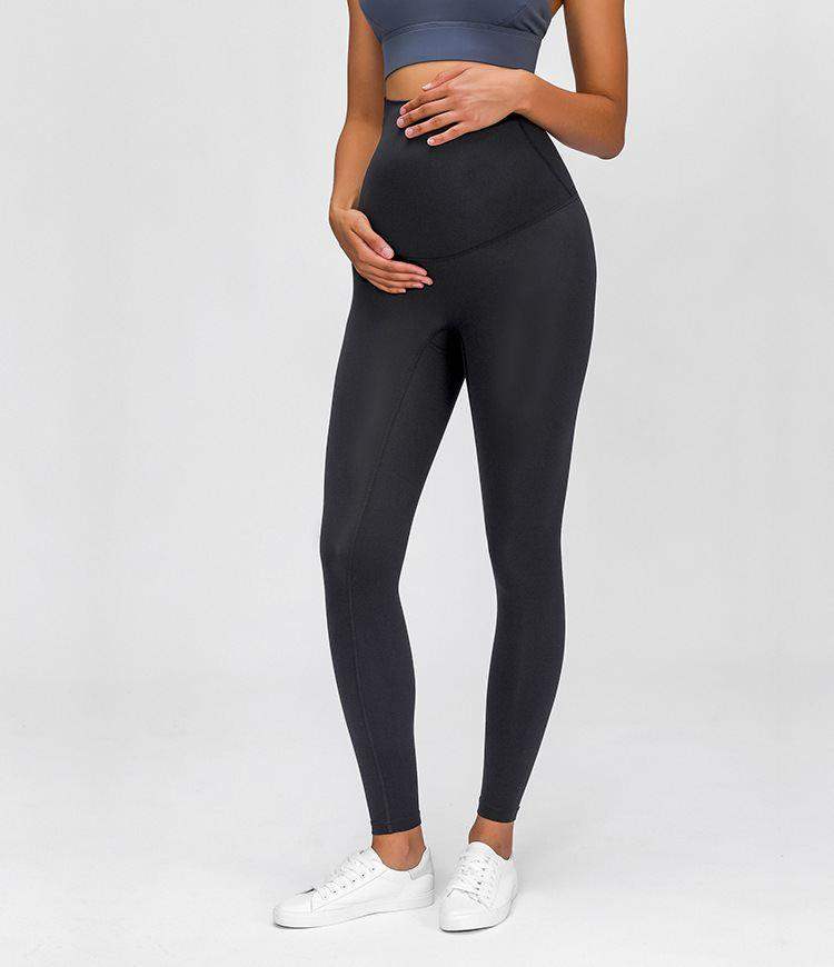 Yoga-Leggings zum Umziehen mit hohem Bund und Bauchwickel
