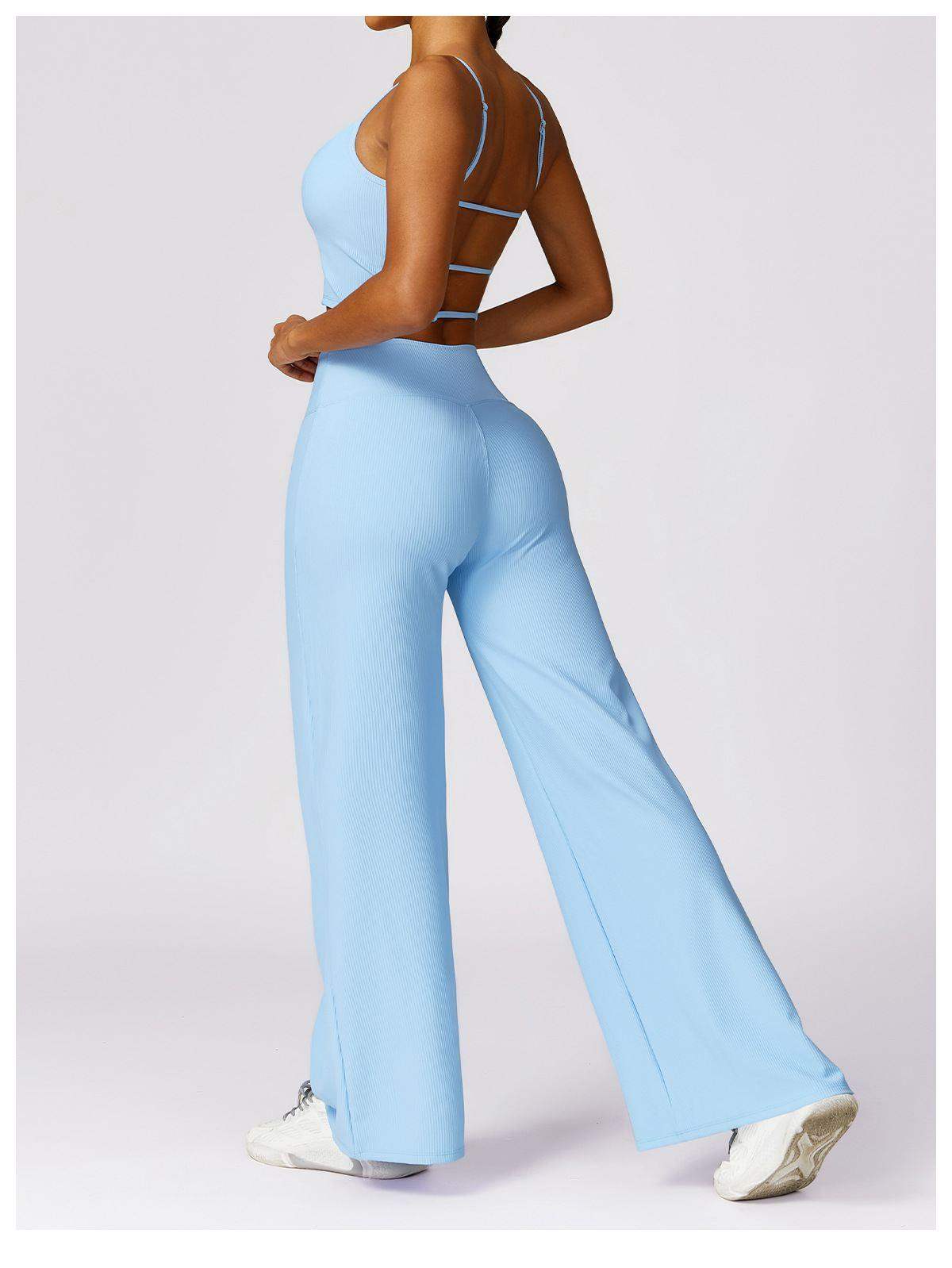 Schnelltrocknender Sport-BH mit Streifen