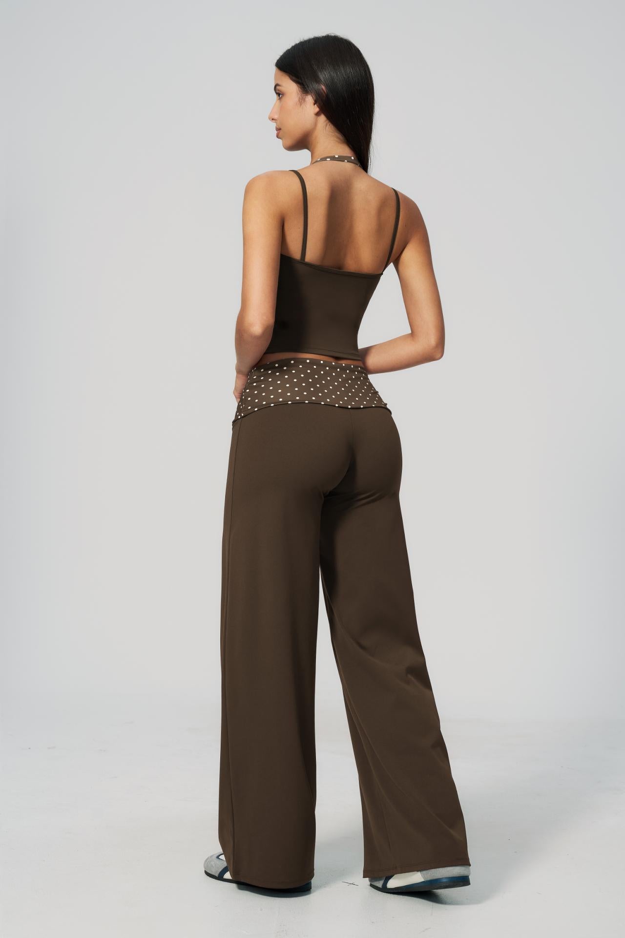 Women Sport Spaghetti Pants Set
