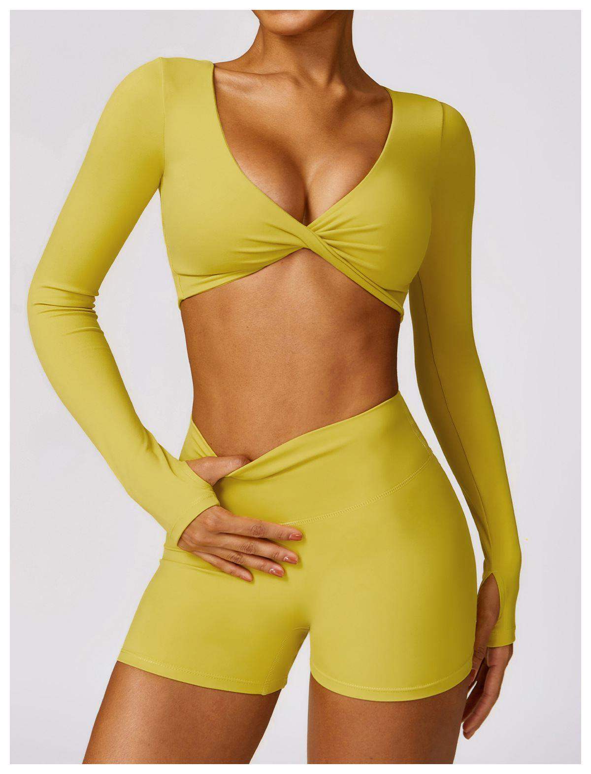 Langärmliges Sporttop