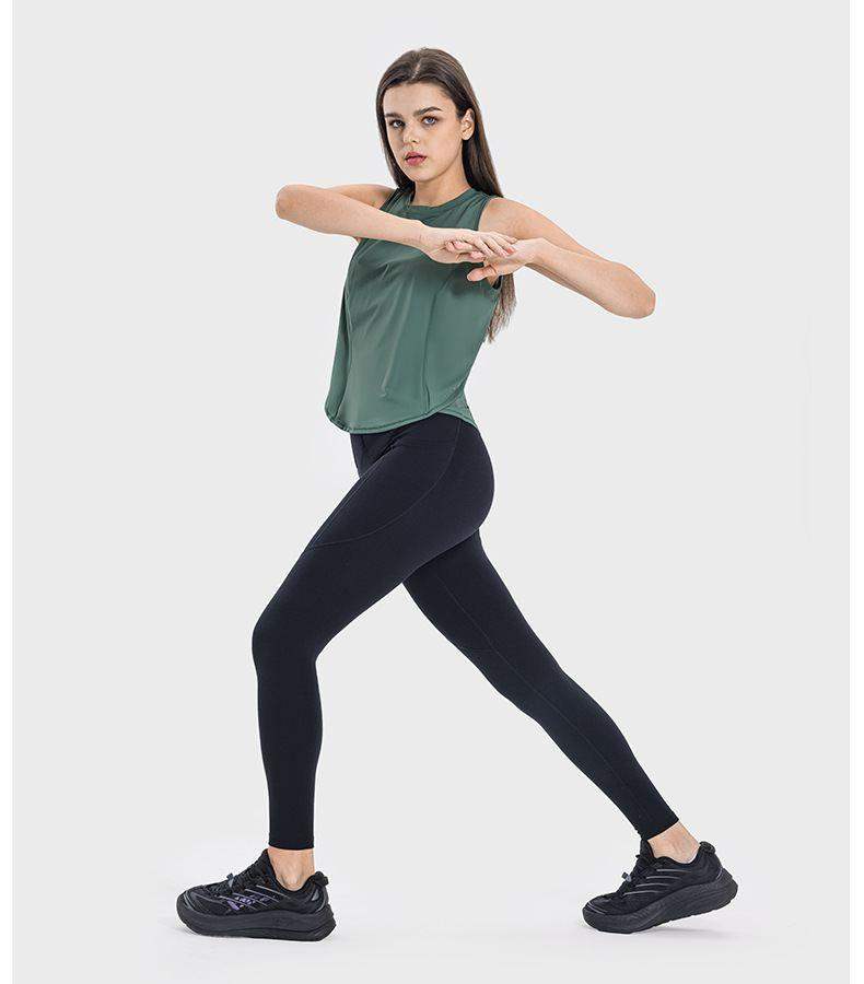 Sport-Top mit gekreuzten Trägern