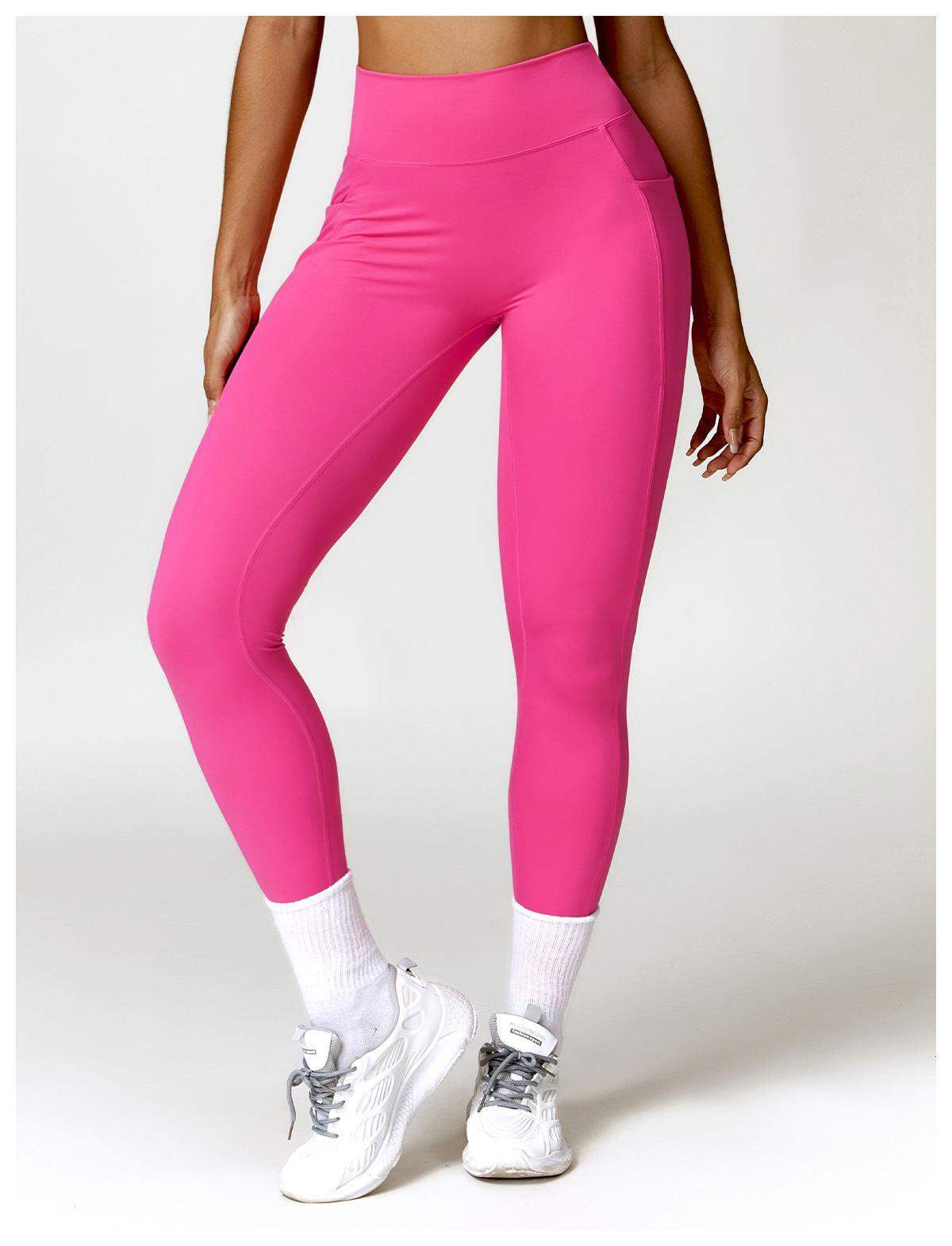 Schnelltrocknende Leggings mit hoher Taille