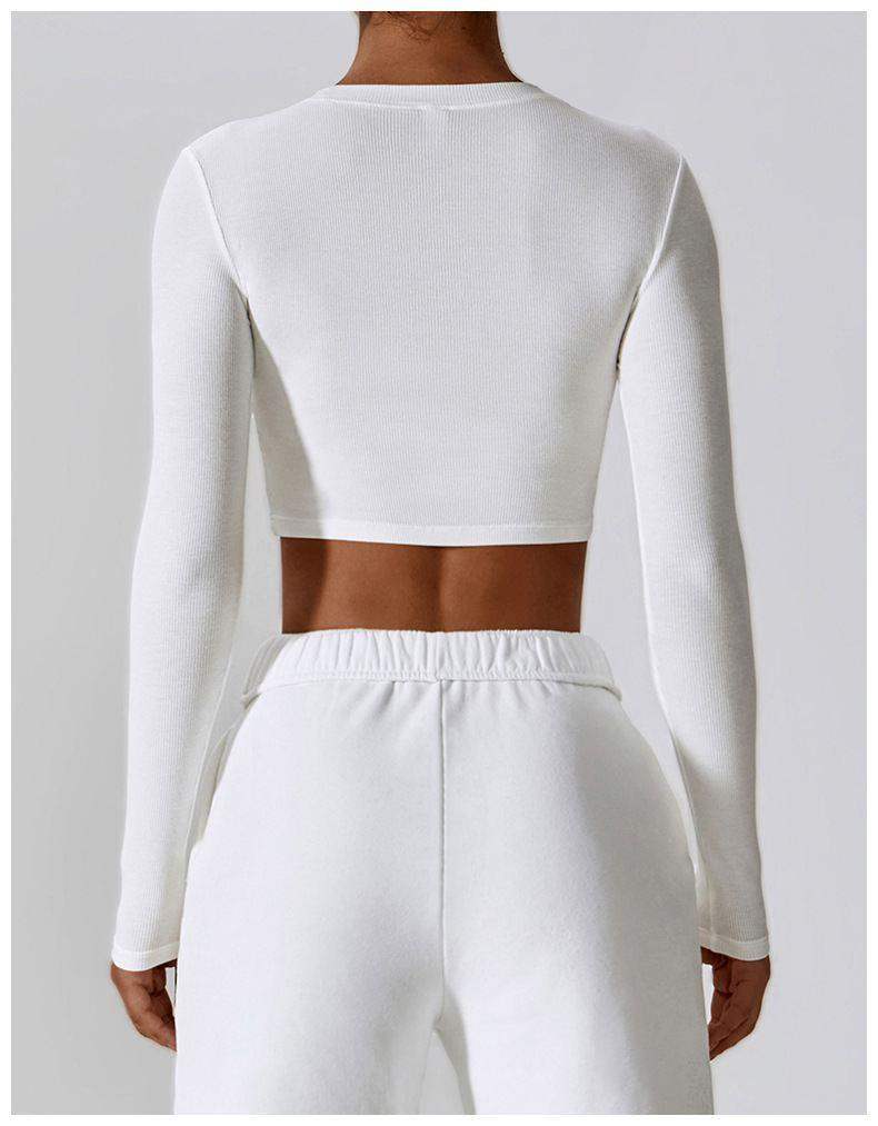 Schnelltrocknendes Sport-Langarmshirt