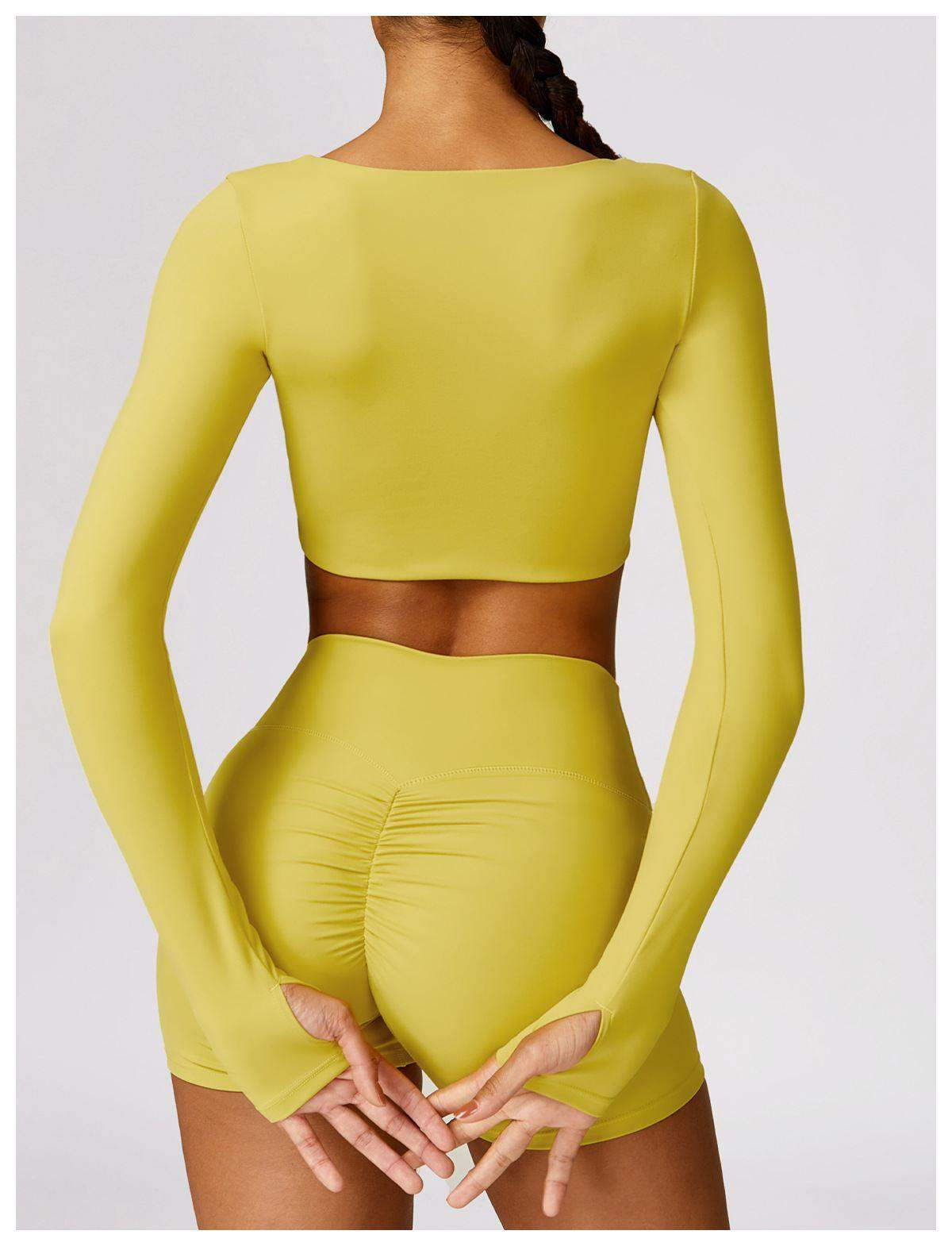 Langärmliges Sporttop