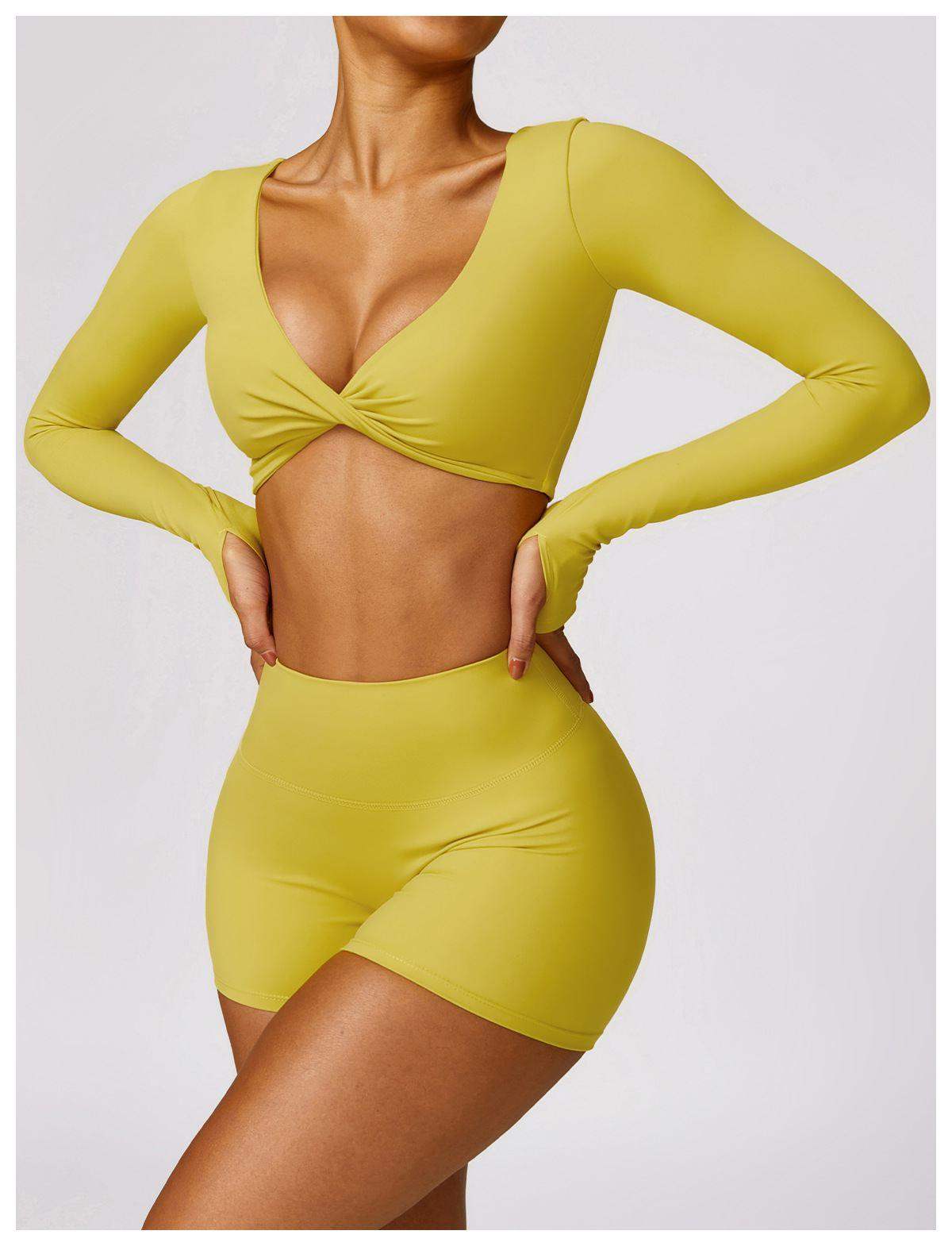 Langärmliges Sporttop