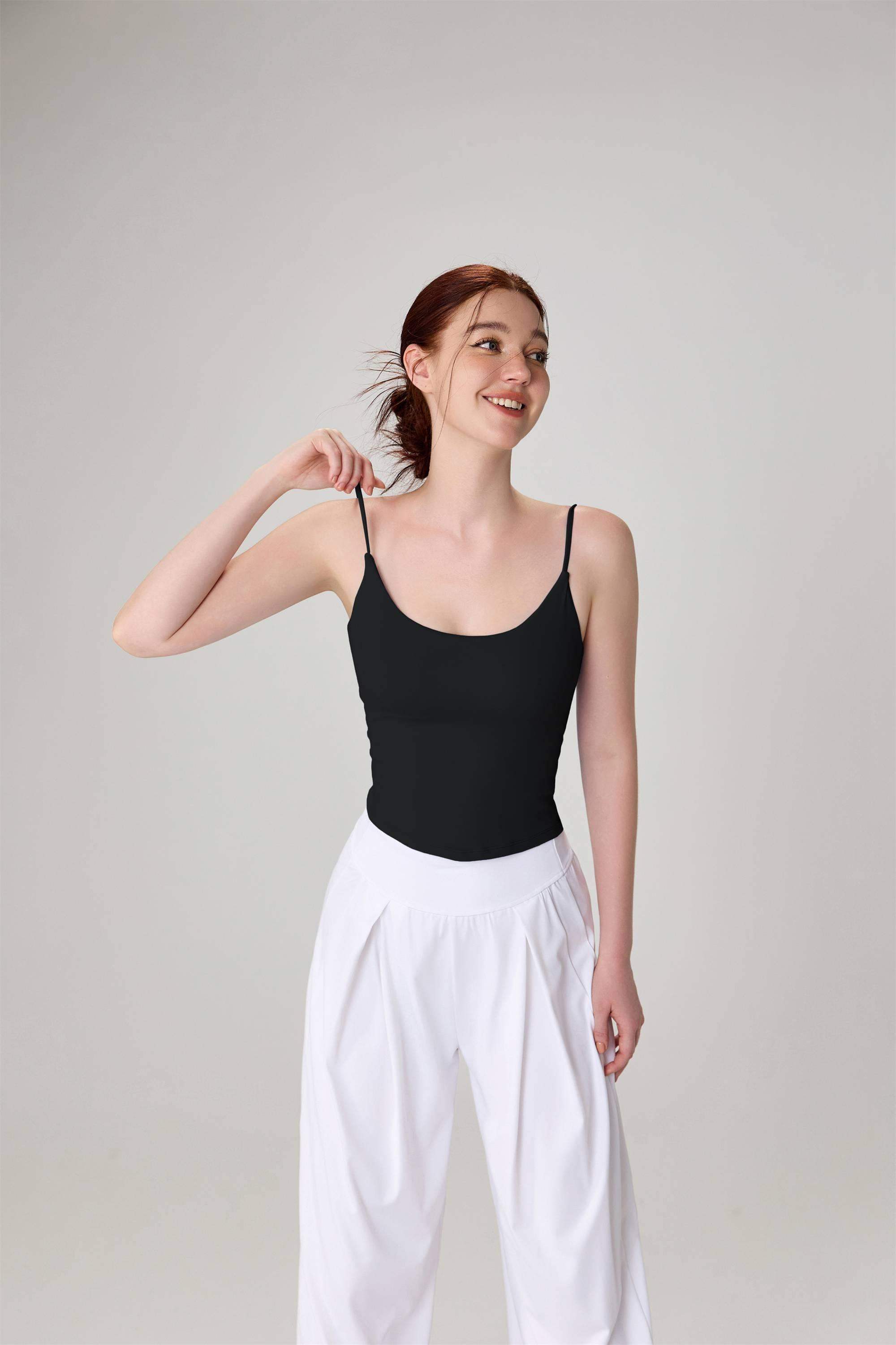Enganliegendes Yoga-Tanktop mit hoher Elastizität für Damen