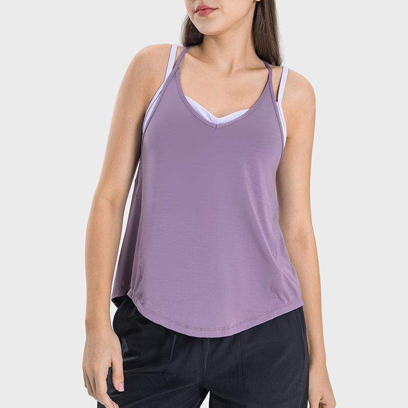Feuchtigkeitsableitendes, schnell trocknendes Sport-Tanktop