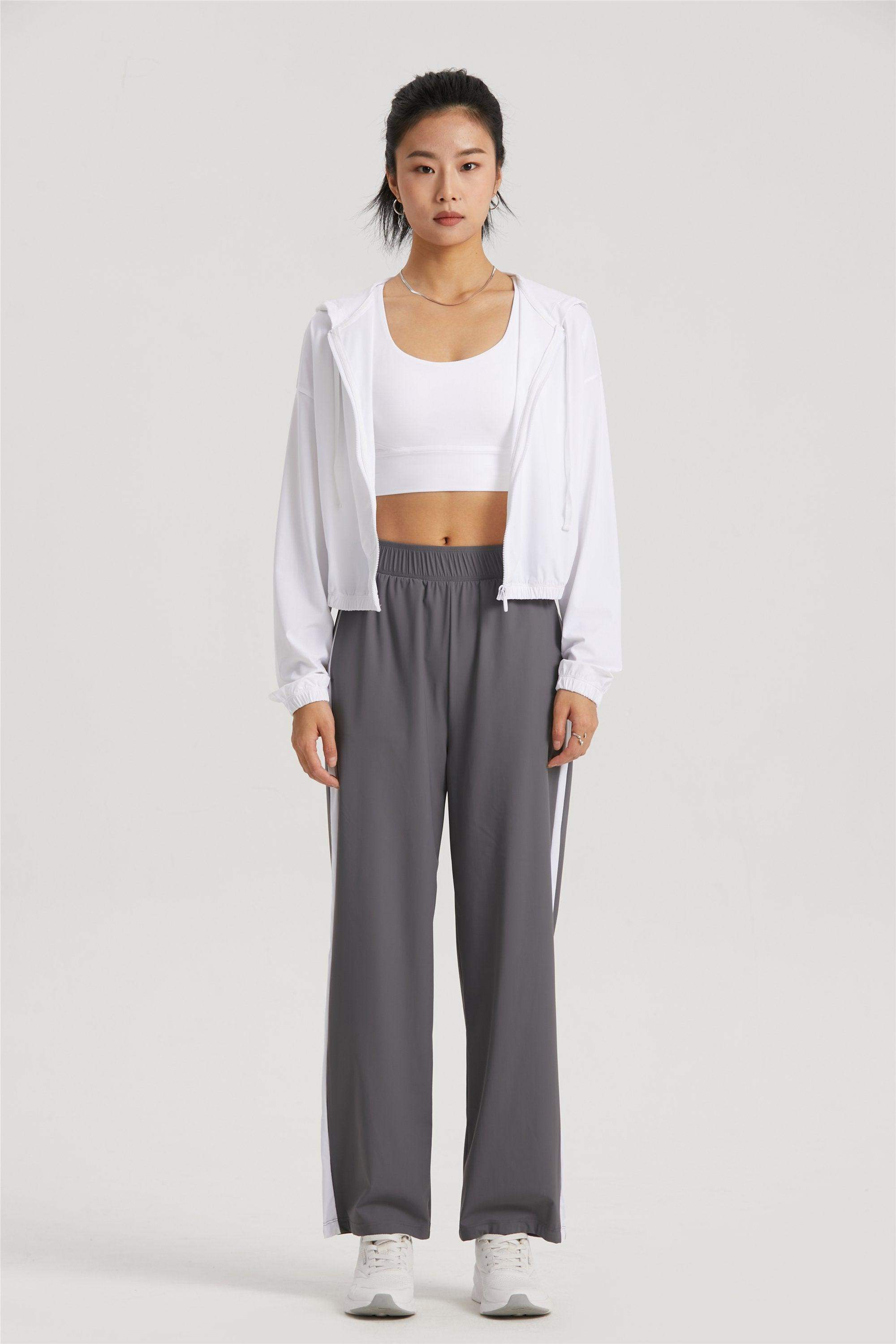 Winddichte Outdoor-Fahrrad- und Fitnessjacke mit Kapuze