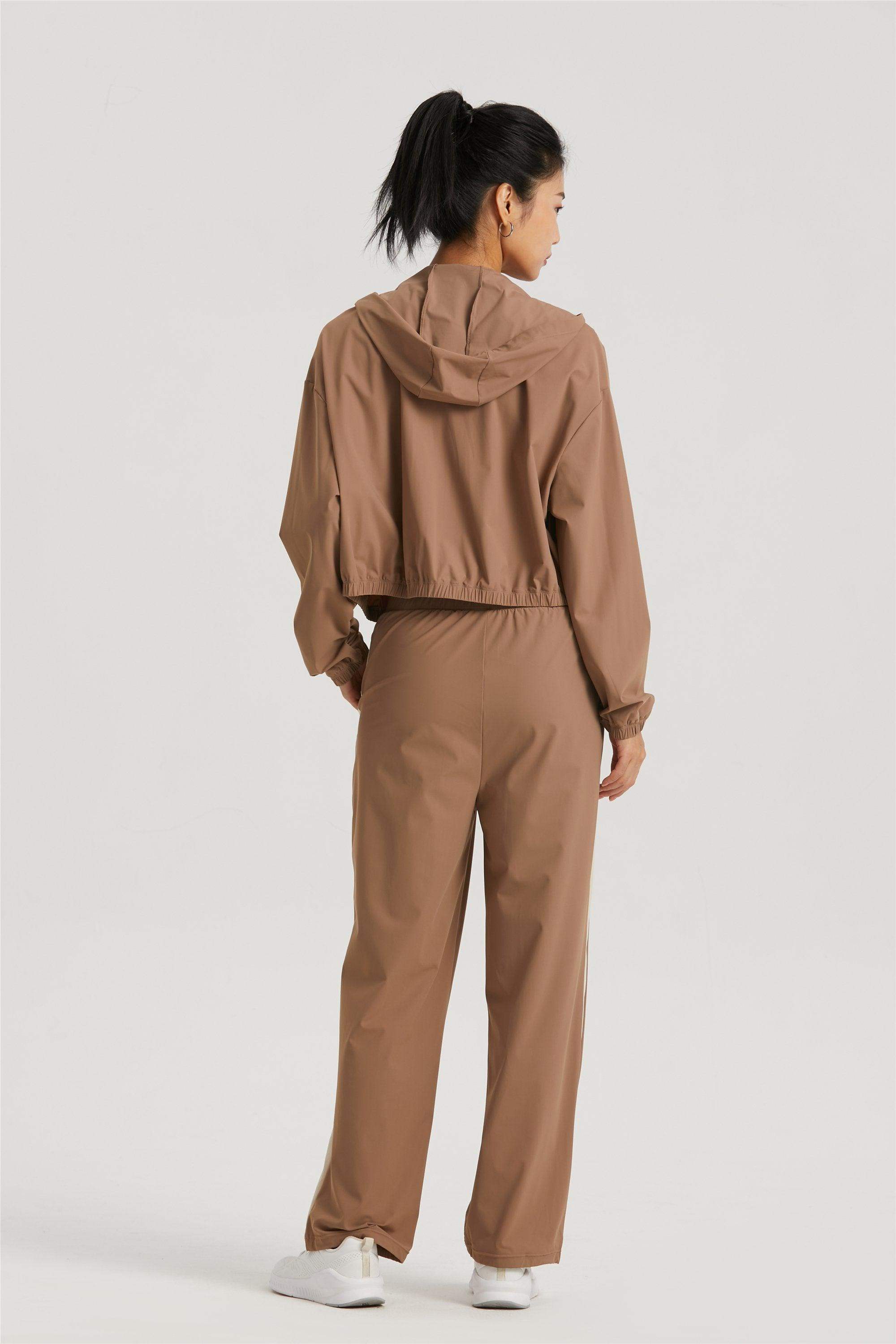 Winddichte Outdoor-Fahrrad- und Fitnessjacke mit Kapuze