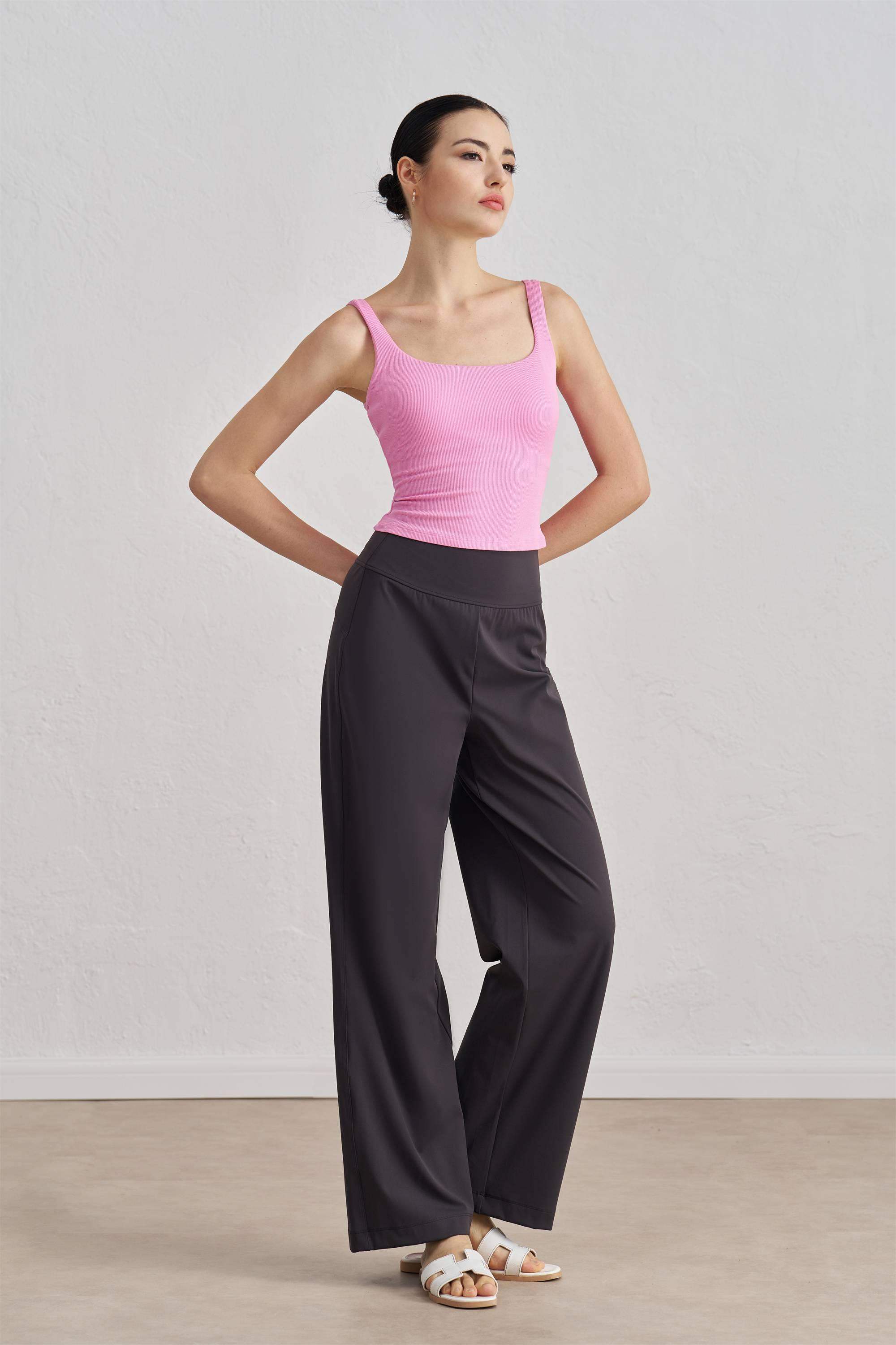 Modal Wide-Strap Yoga Tank Top