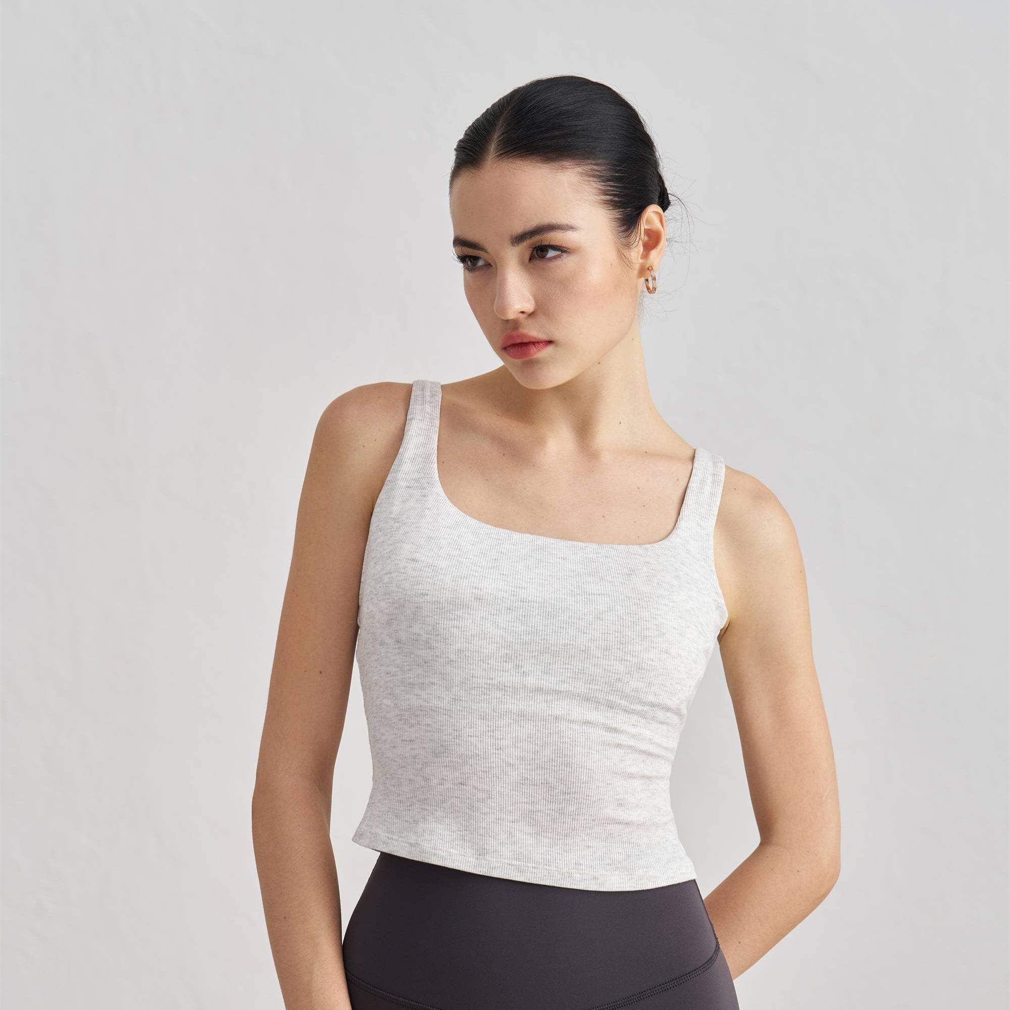 Modal Wide-Strap Yoga Tank Top