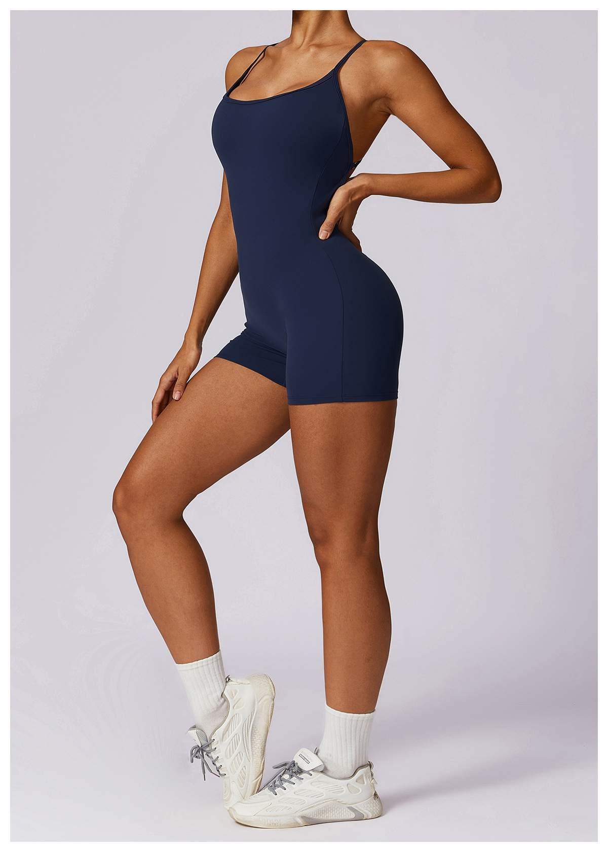 Schnelltrocknender nahtloser Sport-Bodysuit