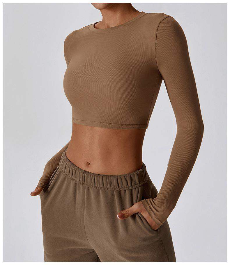 Schnelltrocknendes Sport-Langarmshirt