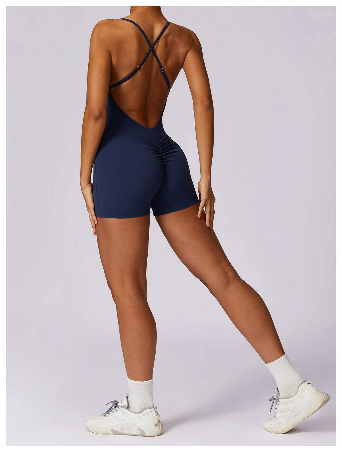 Schnelltrocknender nahtloser Sport-Bodysuit