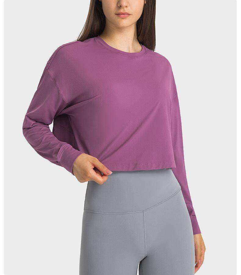 Schnelltrocknende Sport-Langarmshirts