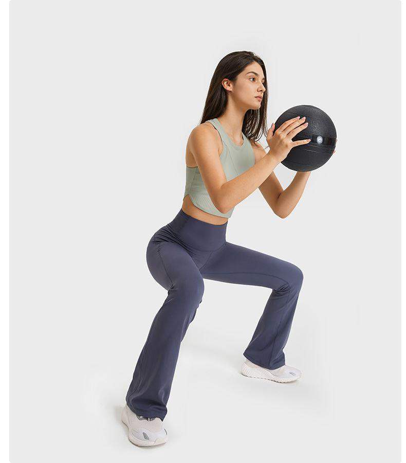 Bootcut-Leggings mit hoher Taille