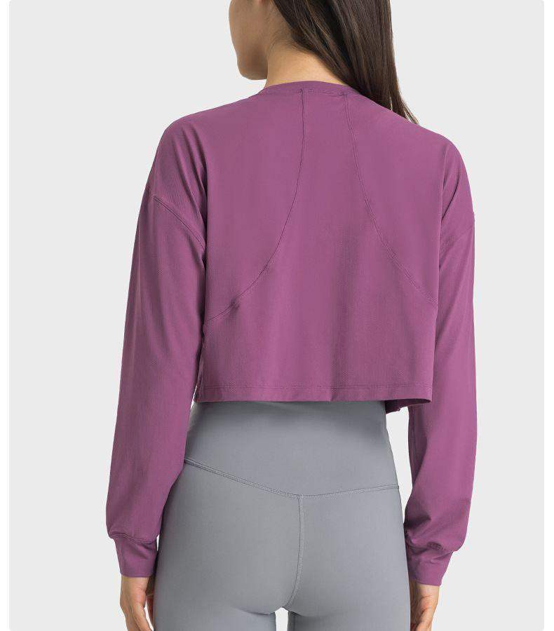 Schnelltrocknende Sport-Langarmshirts