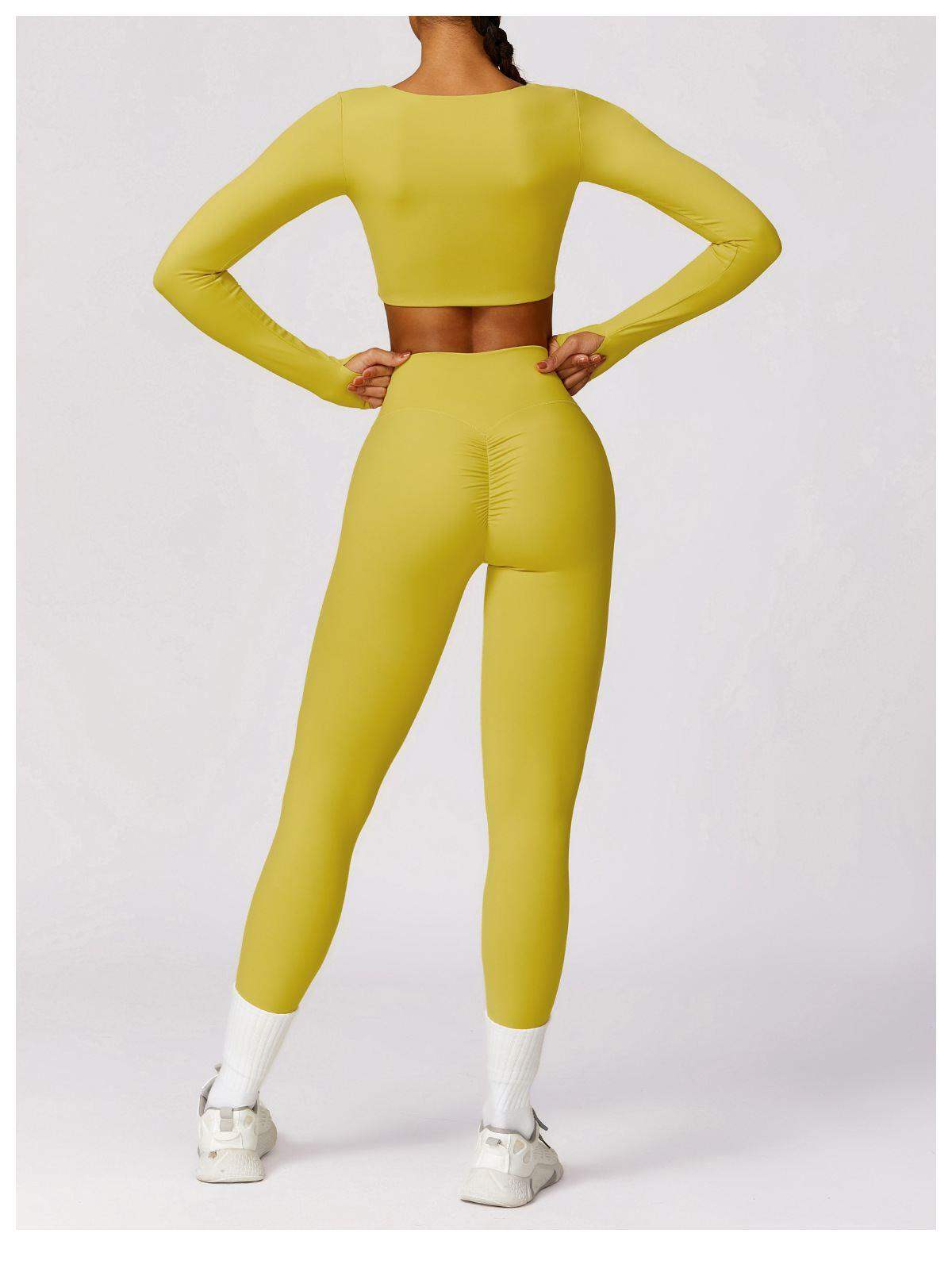 Langärmliges Sporttop