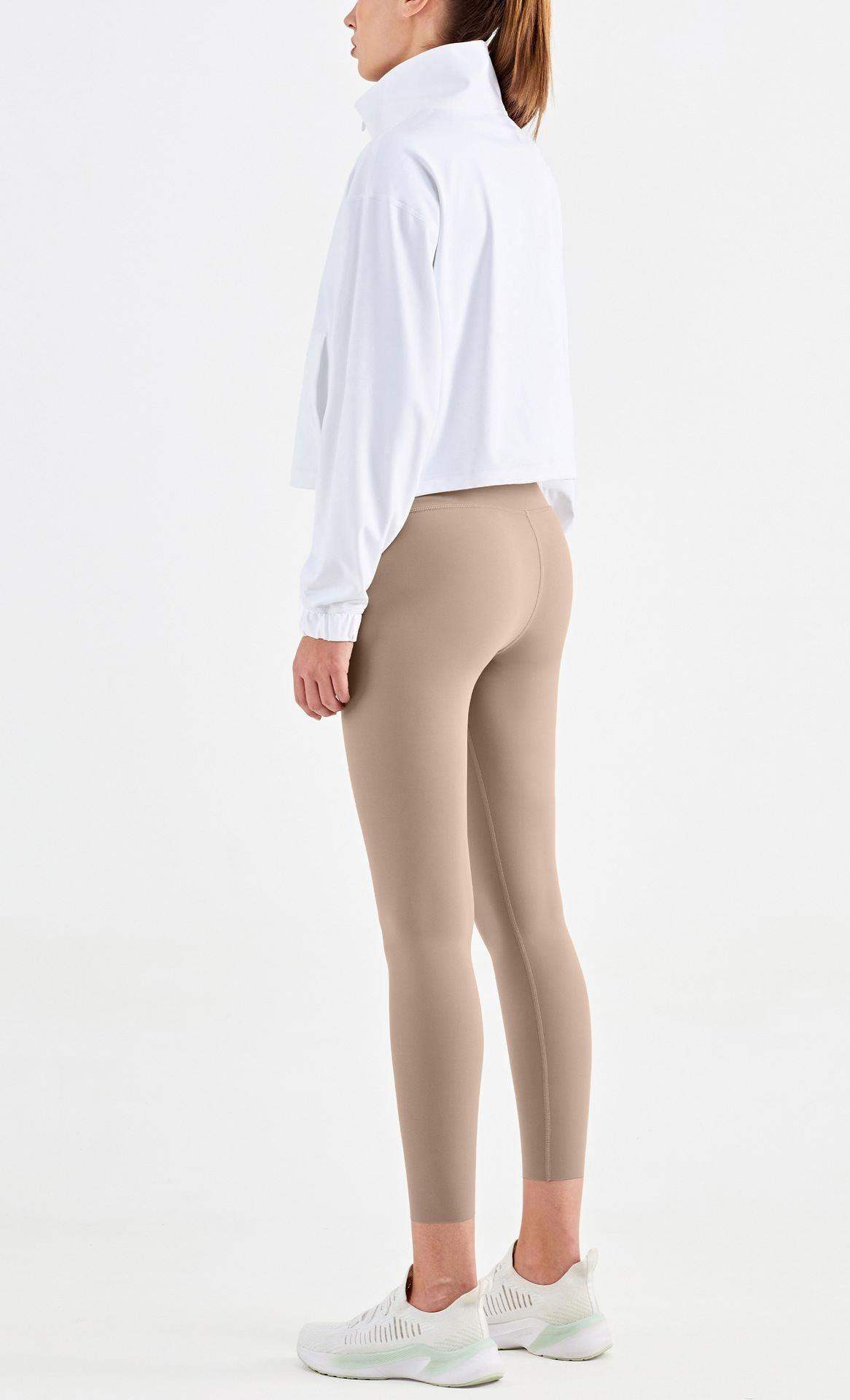 Warme Winterjacke mit halbem Reißverschluss