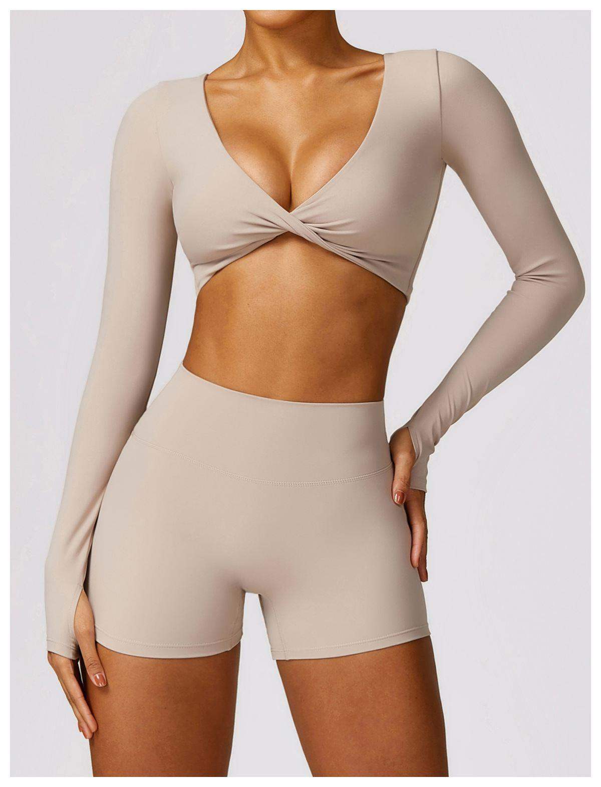 Langärmliges Sporttop