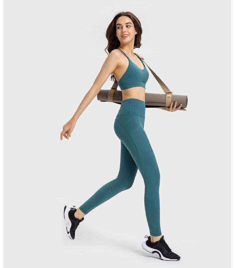 Yogahose mit Seitentaschen