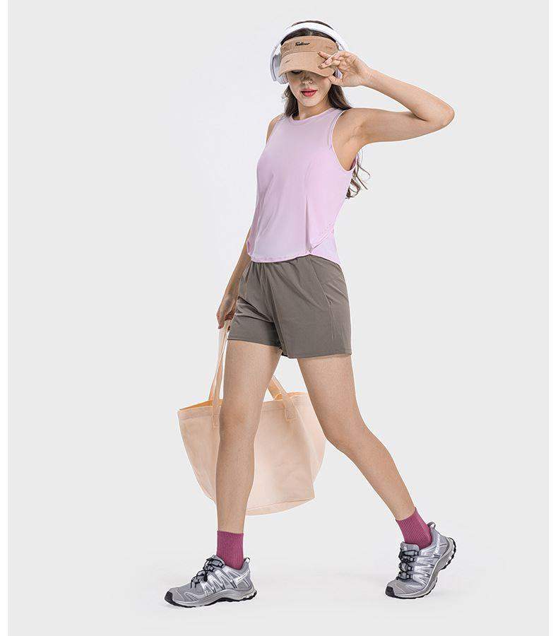 Sport-Top mit gekreuzten Trägern