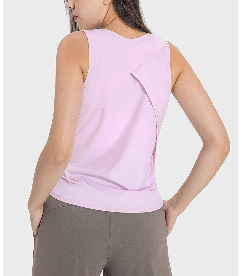 Sport-Top mit gekreuzten Trägern