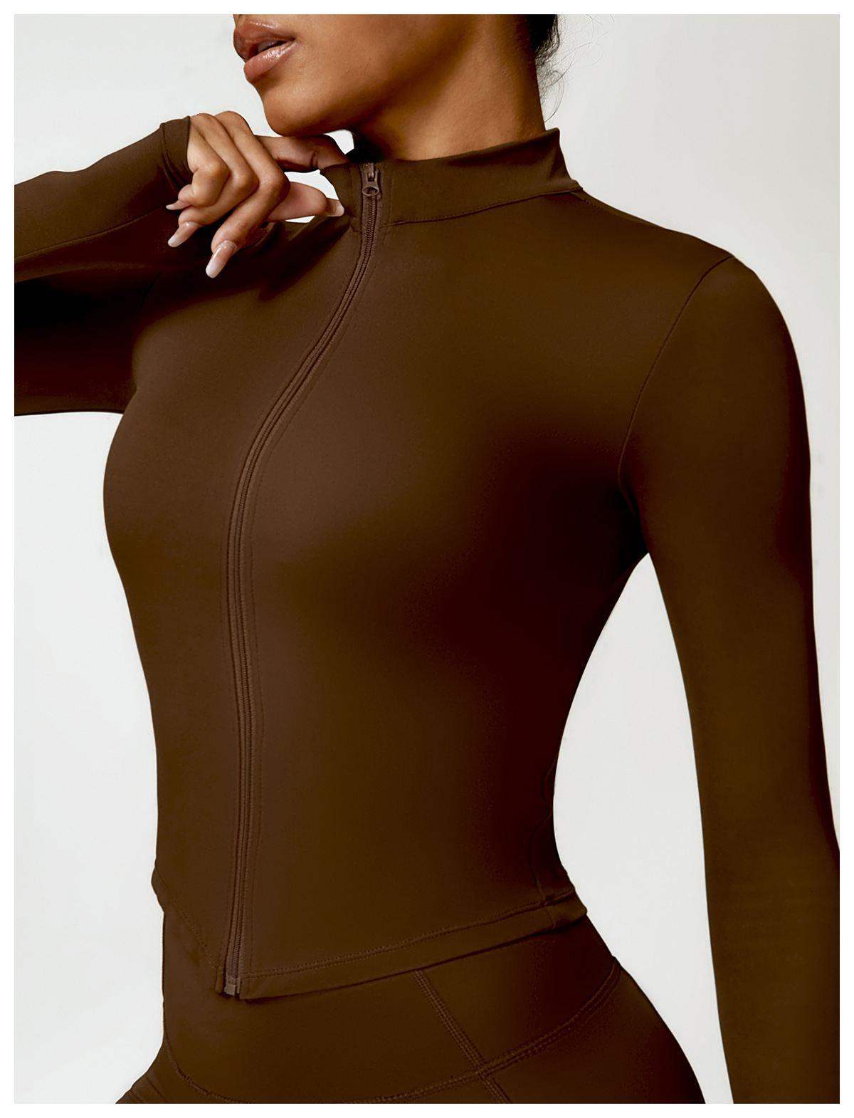 Schnelltrocknende Laufsport-Reißverschlussjacke für den Winter