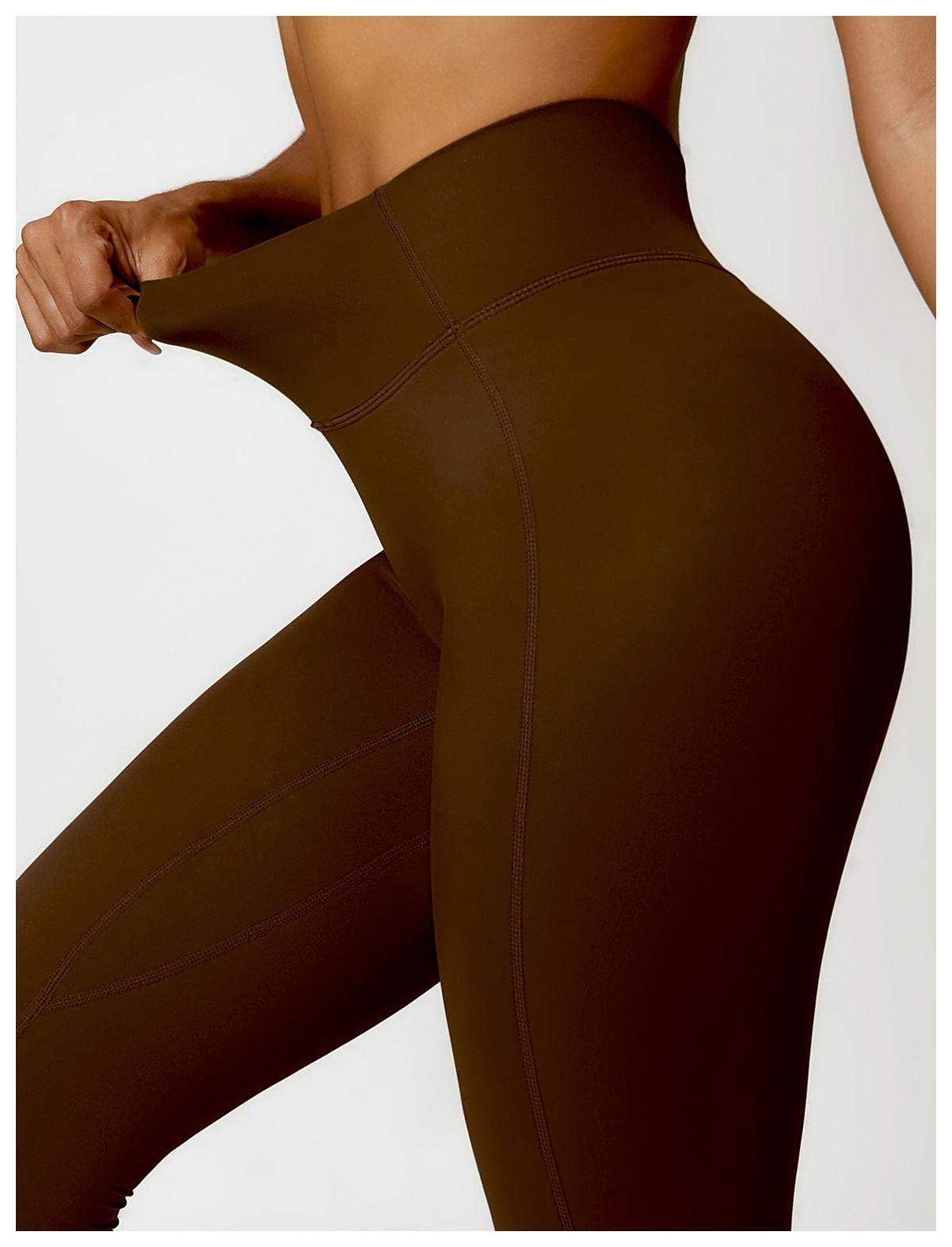 Schnelltrocknende, eng anliegende Leggings mit hoher Taille