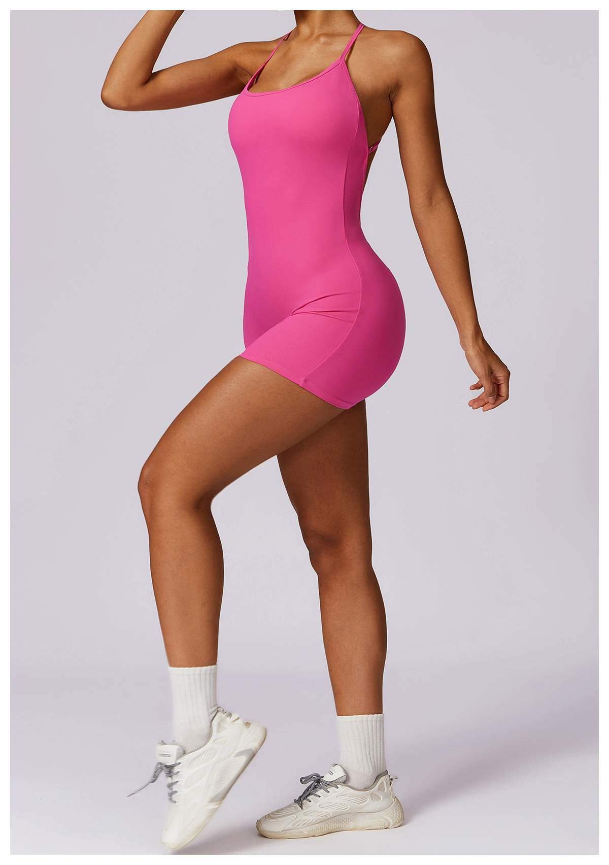 Schnelltrocknender nahtloser Sport-Bodysuit