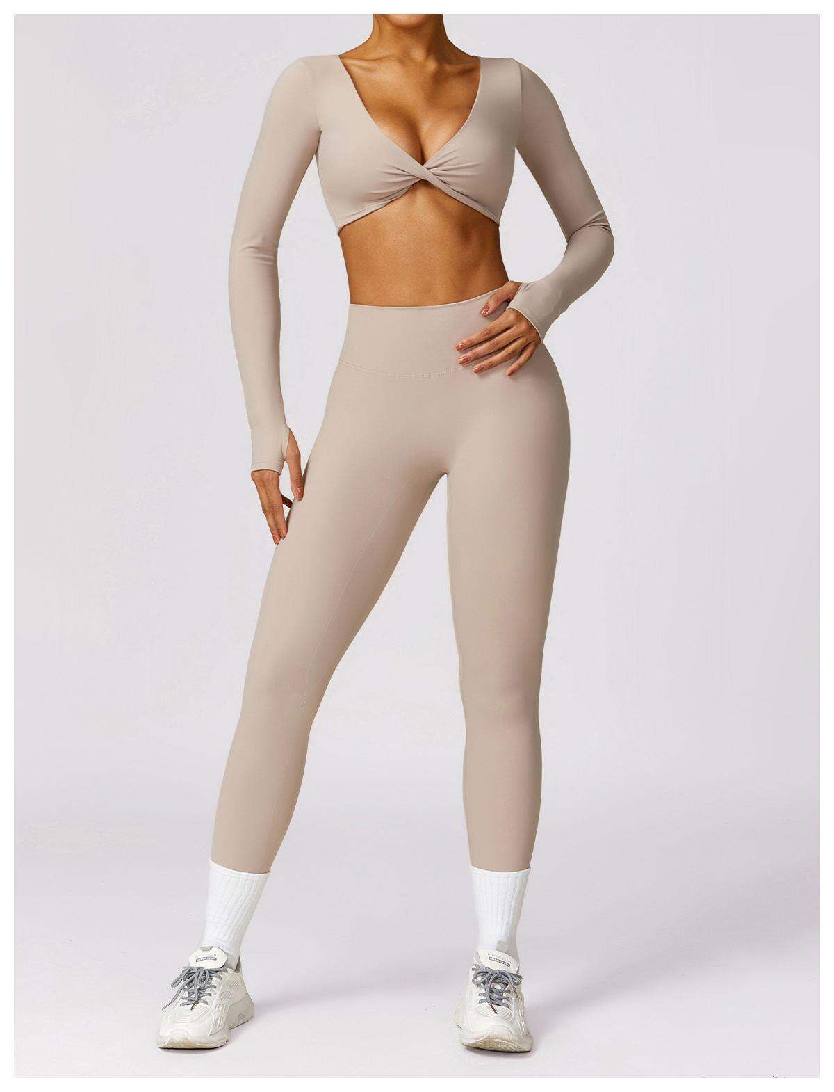 Langärmliges Sporttop