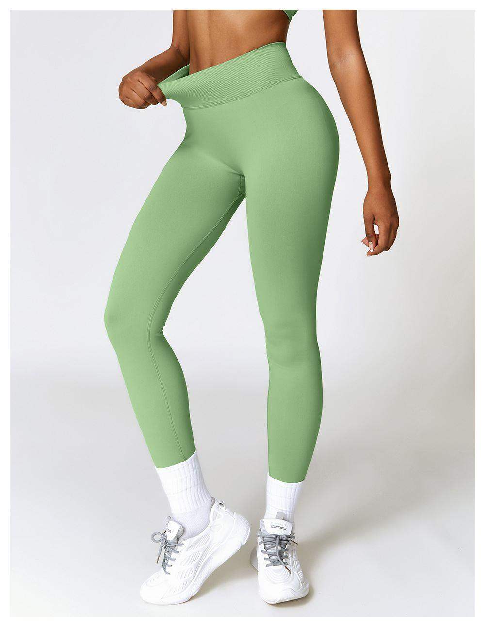 Fitness-Leggings mit hoher Taille