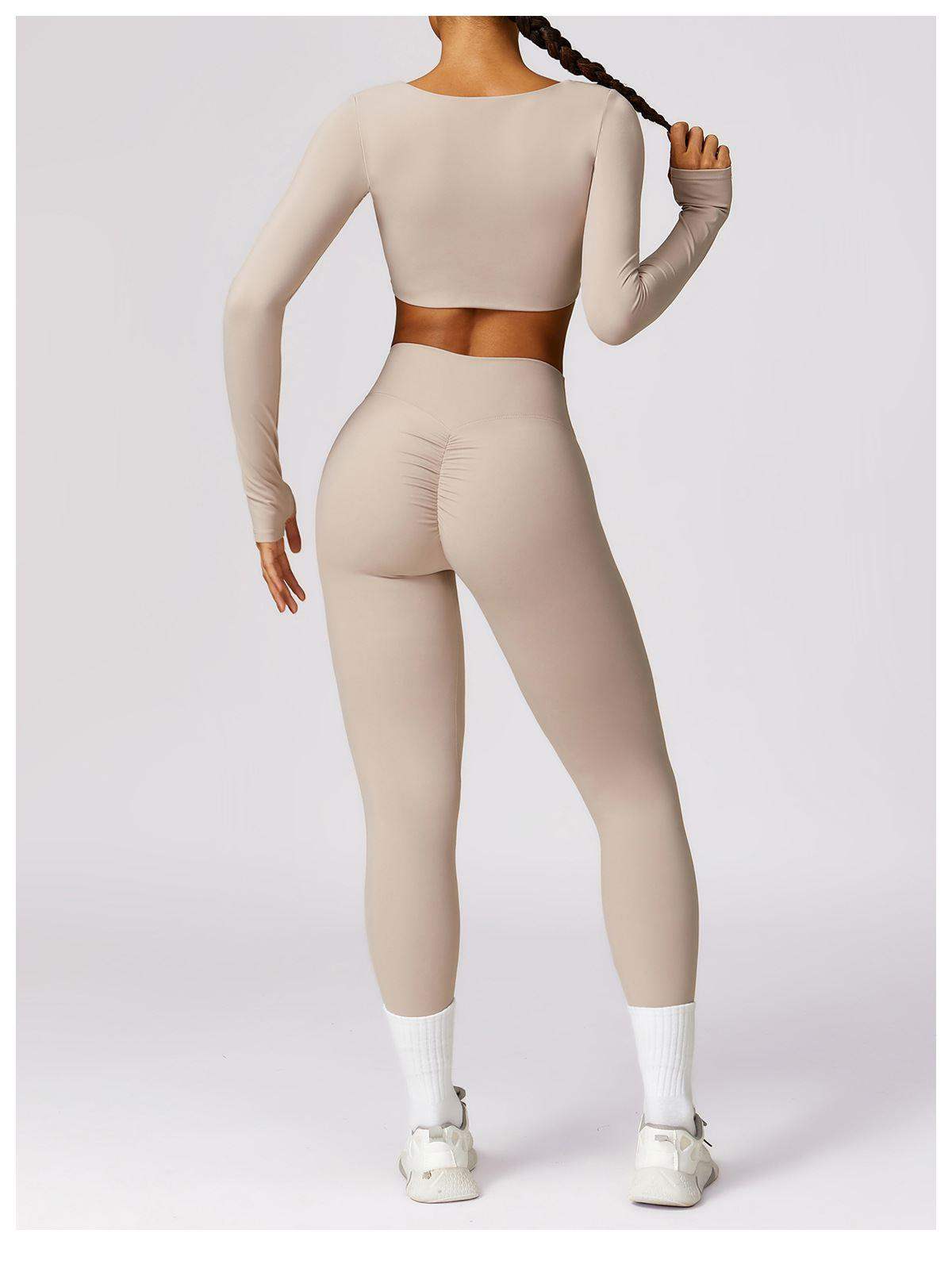 Langärmliges Sporttop