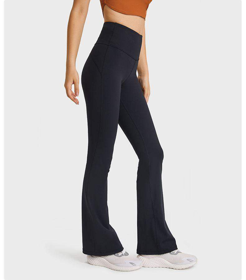 Bootcut-Leggings mit hoher Taille