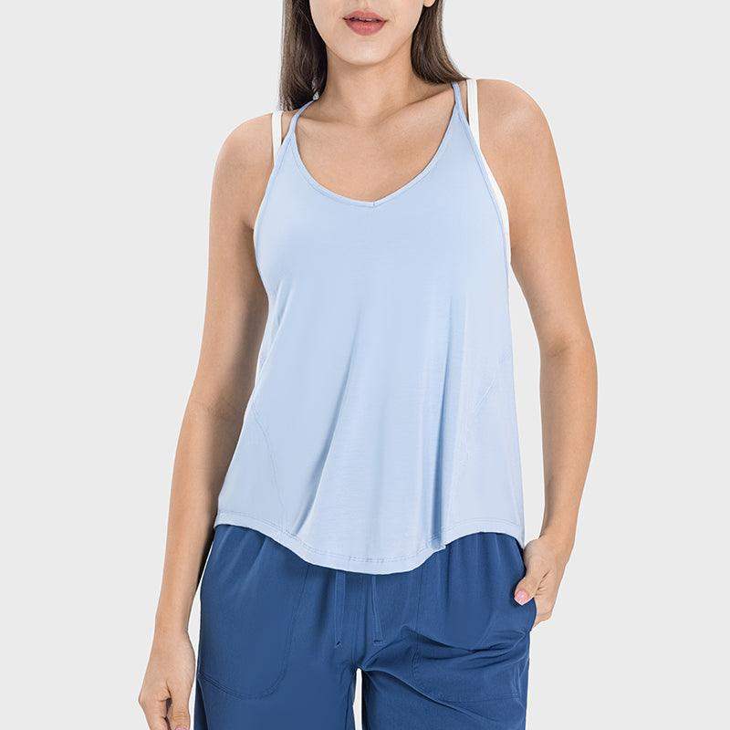 Feuchtigkeitsableitendes, schnell trocknendes Sport-Tanktop