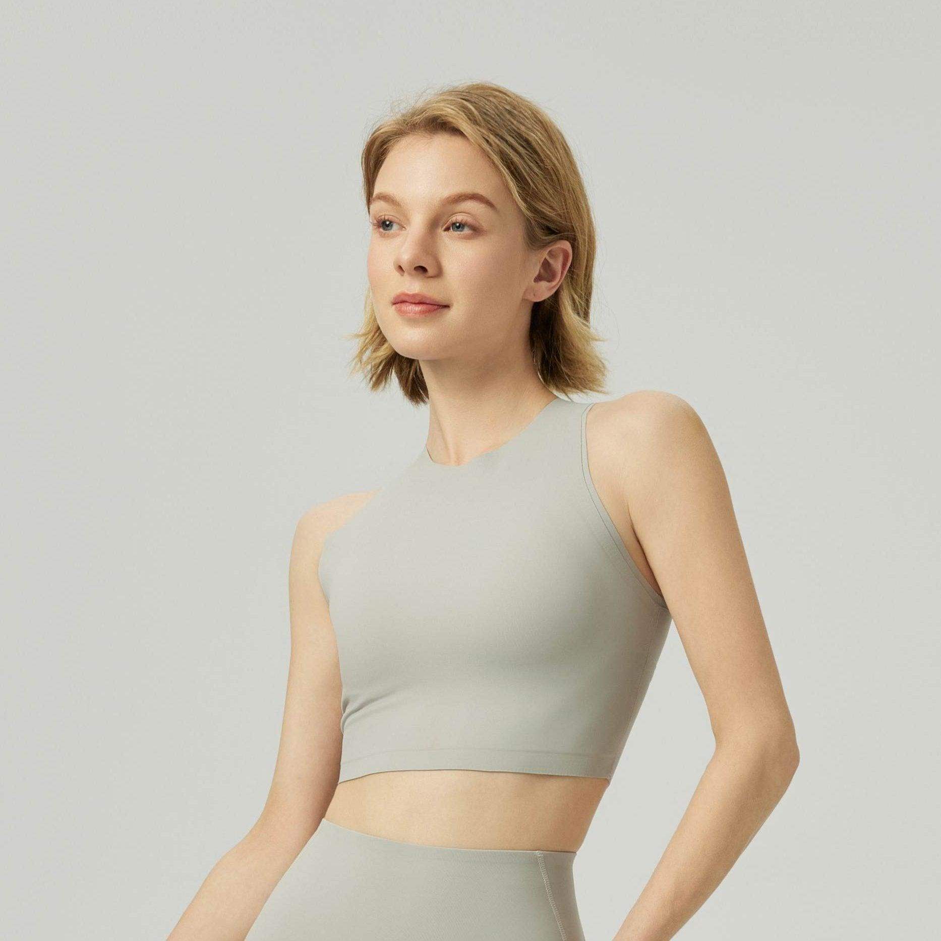 Stoßfestes Tanktop für Laufen und Workout im Yoga-Stil