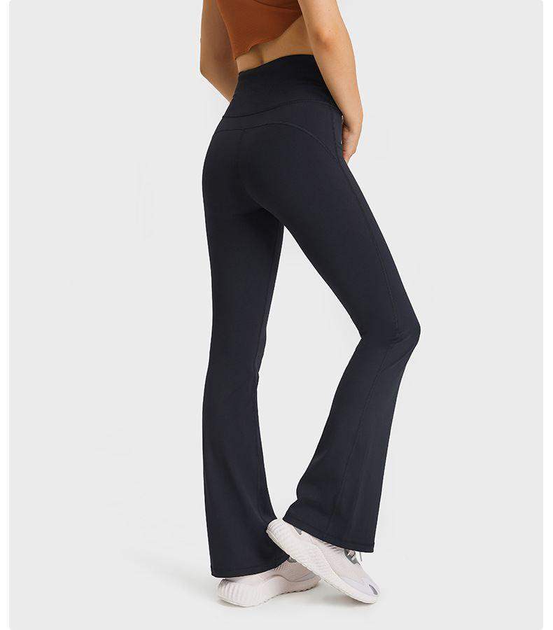 Bootcut-Leggings mit hoher Taille
