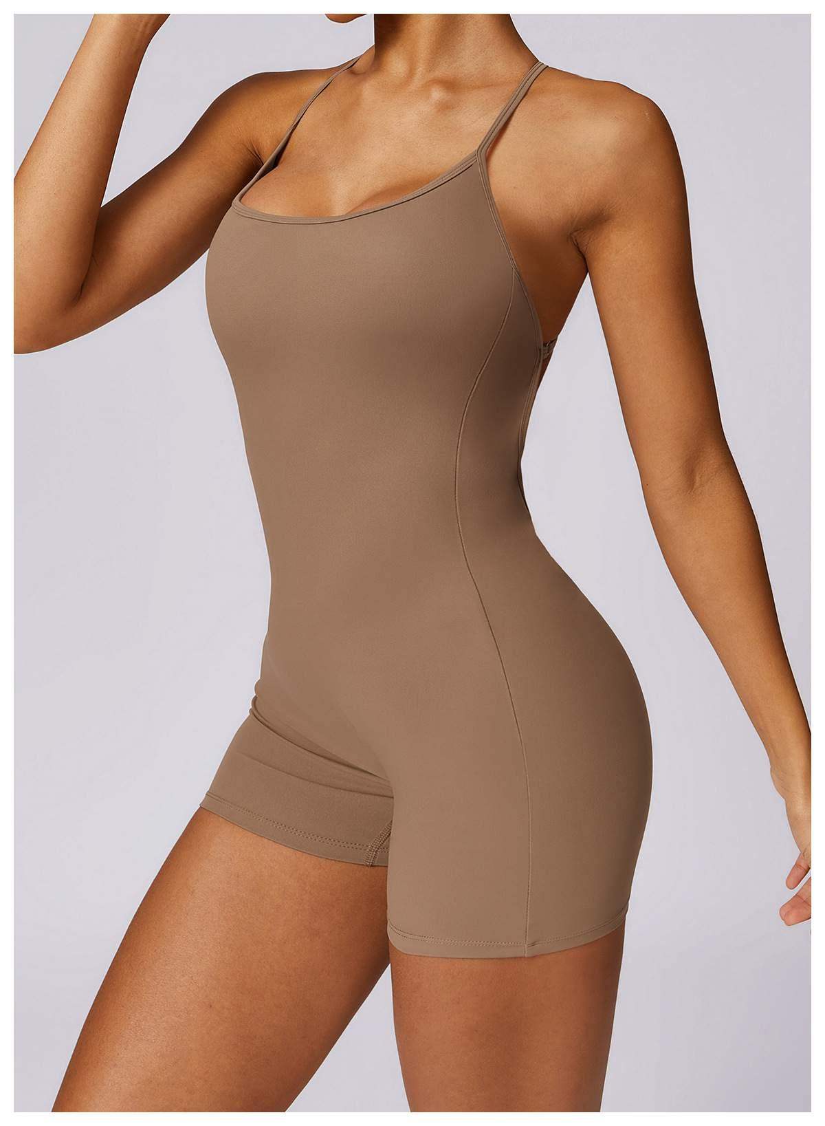 Schnelltrocknender nahtloser Sport-Bodysuit