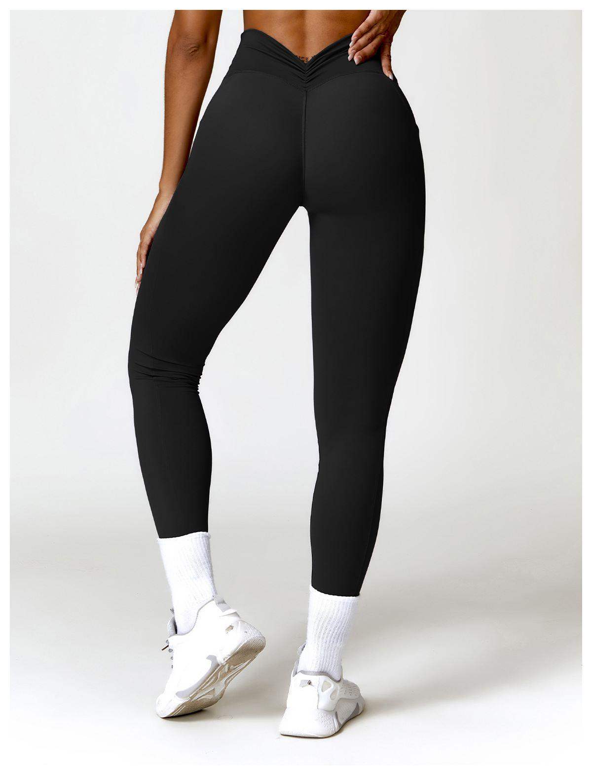 Schnelltrocknende Leggings mit hoher Taille