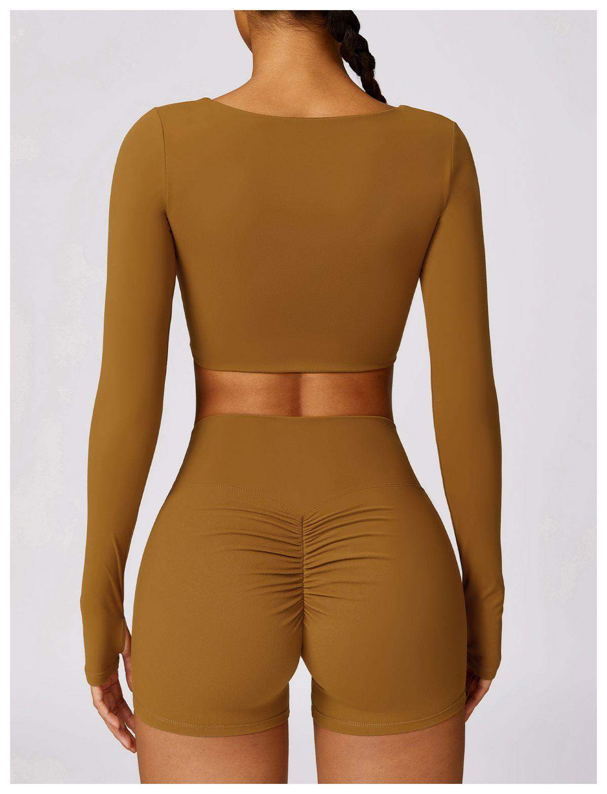 Langärmliges Sporttop