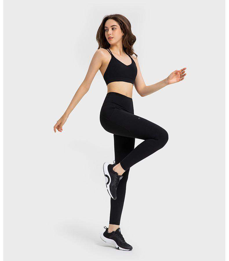 Yogahose mit Seitentaschen