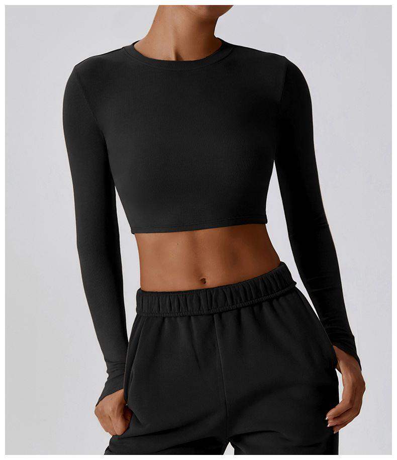 Schnelltrocknendes Sport-Langarmshirt