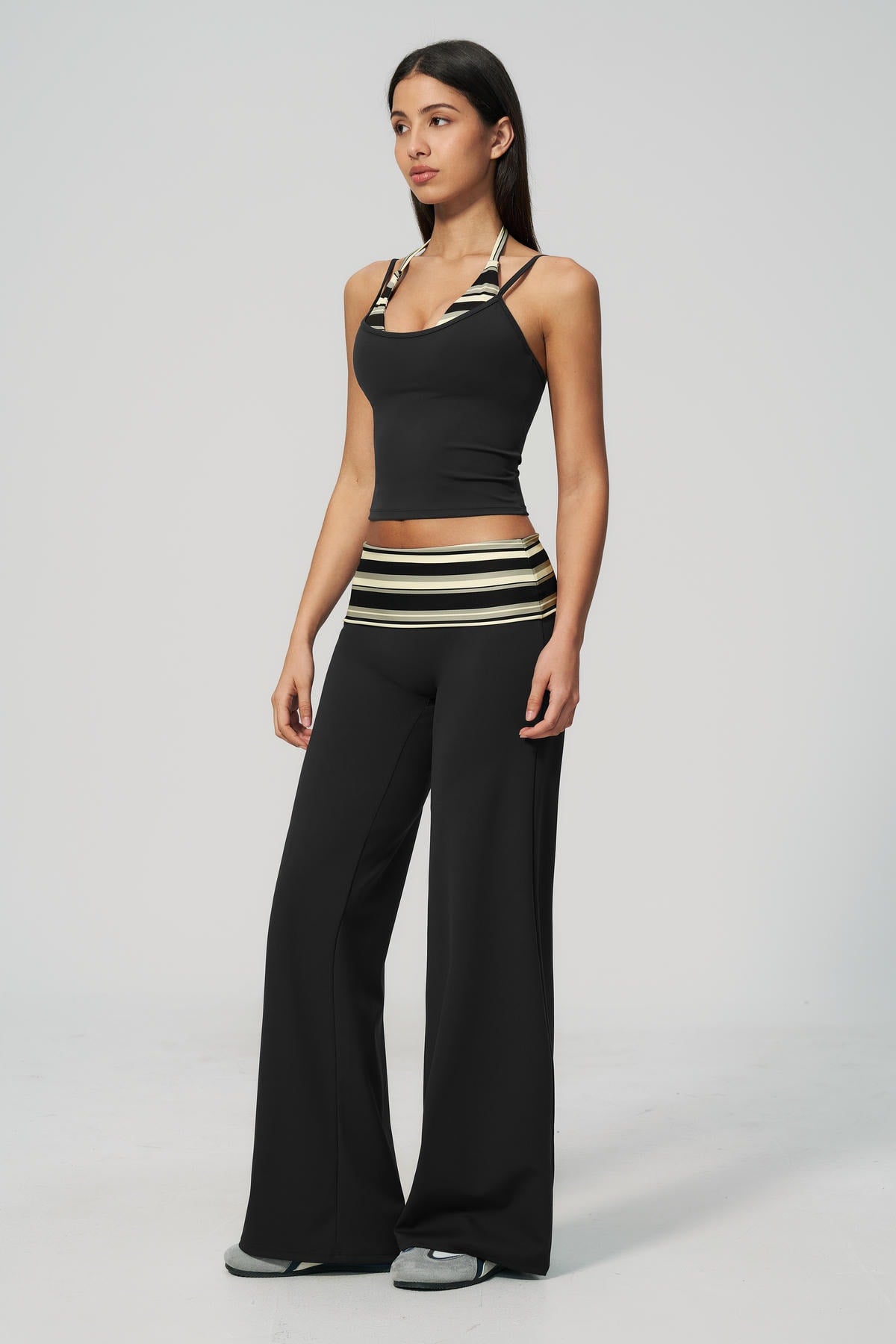 Women Sport Spaghetti Pants Set
