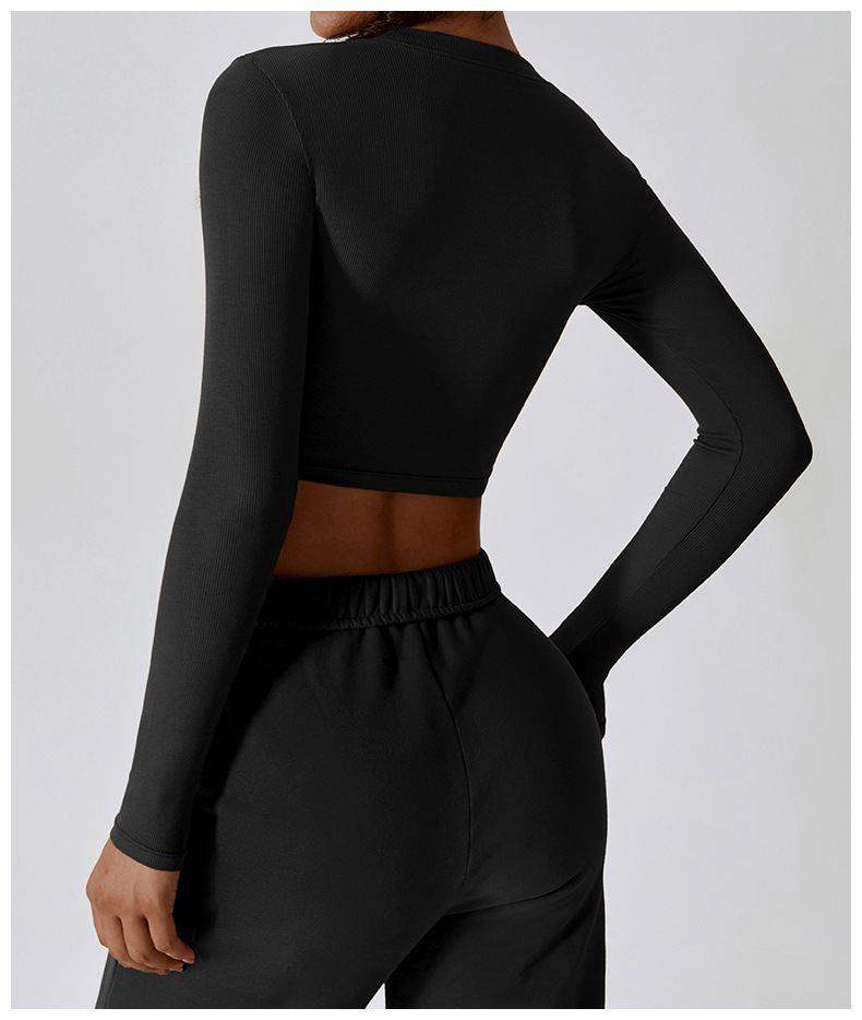 Schnelltrocknendes Sport-Langarmshirt