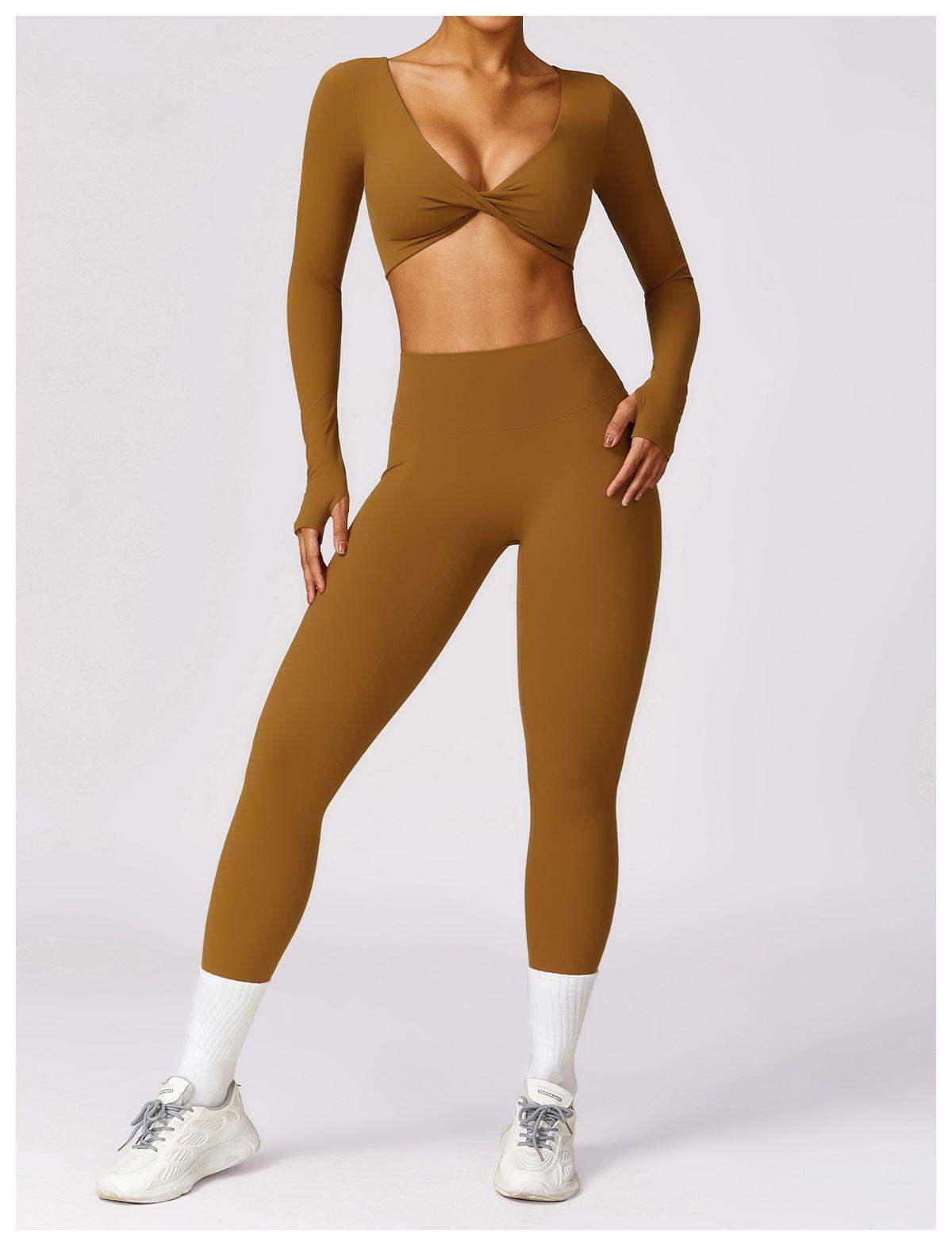 Langärmliges Sporttop