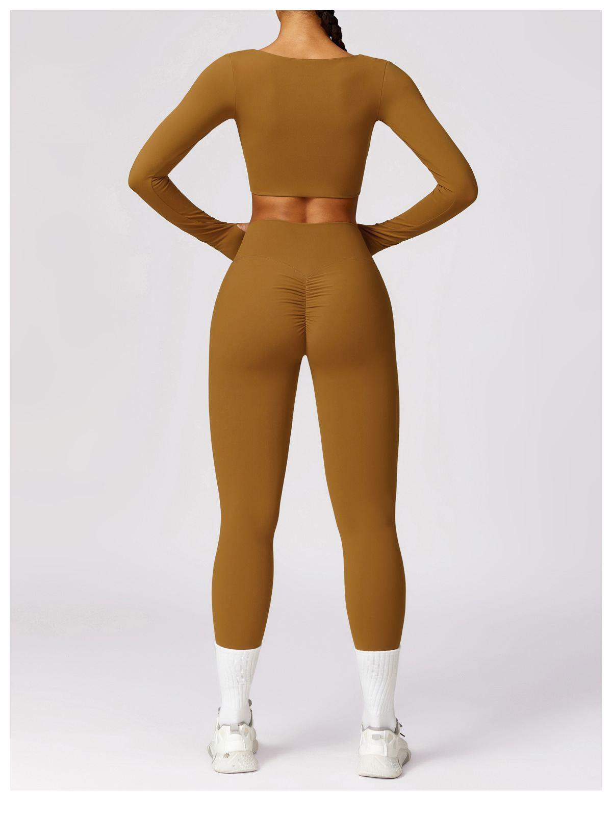 Langärmliges Sporttop