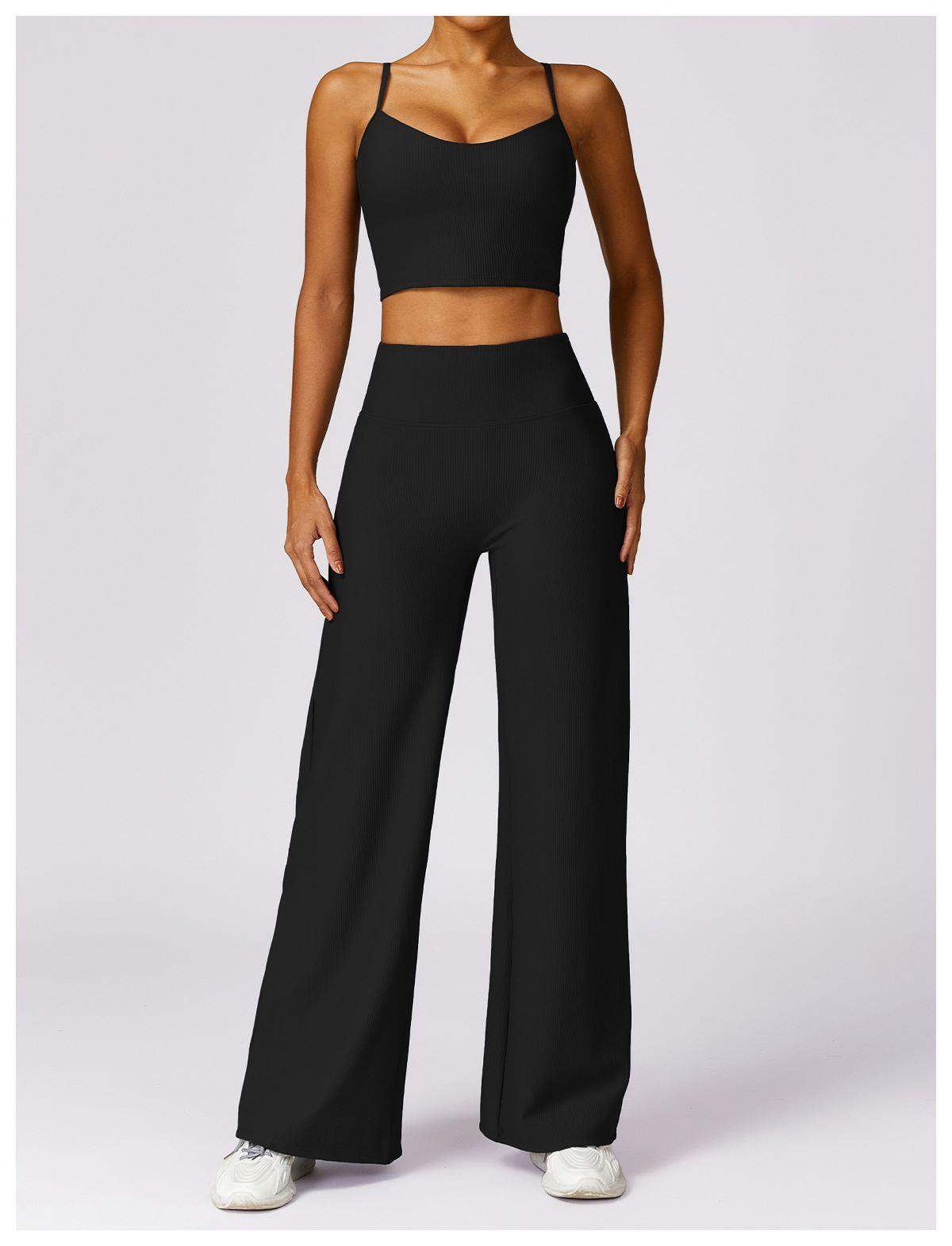 Schnelltrocknender Sport-BH mit Streifen