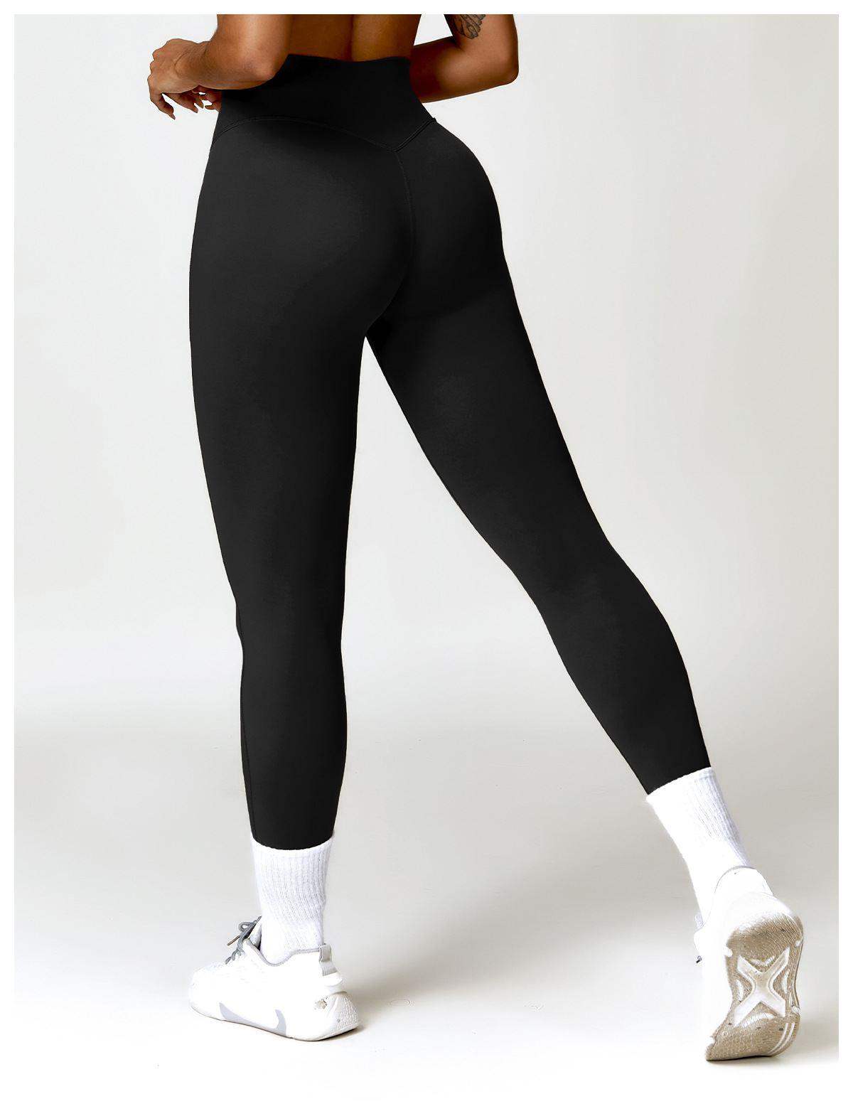 Schnelltrocknende, eng anliegende Leggings mit hoher Taille